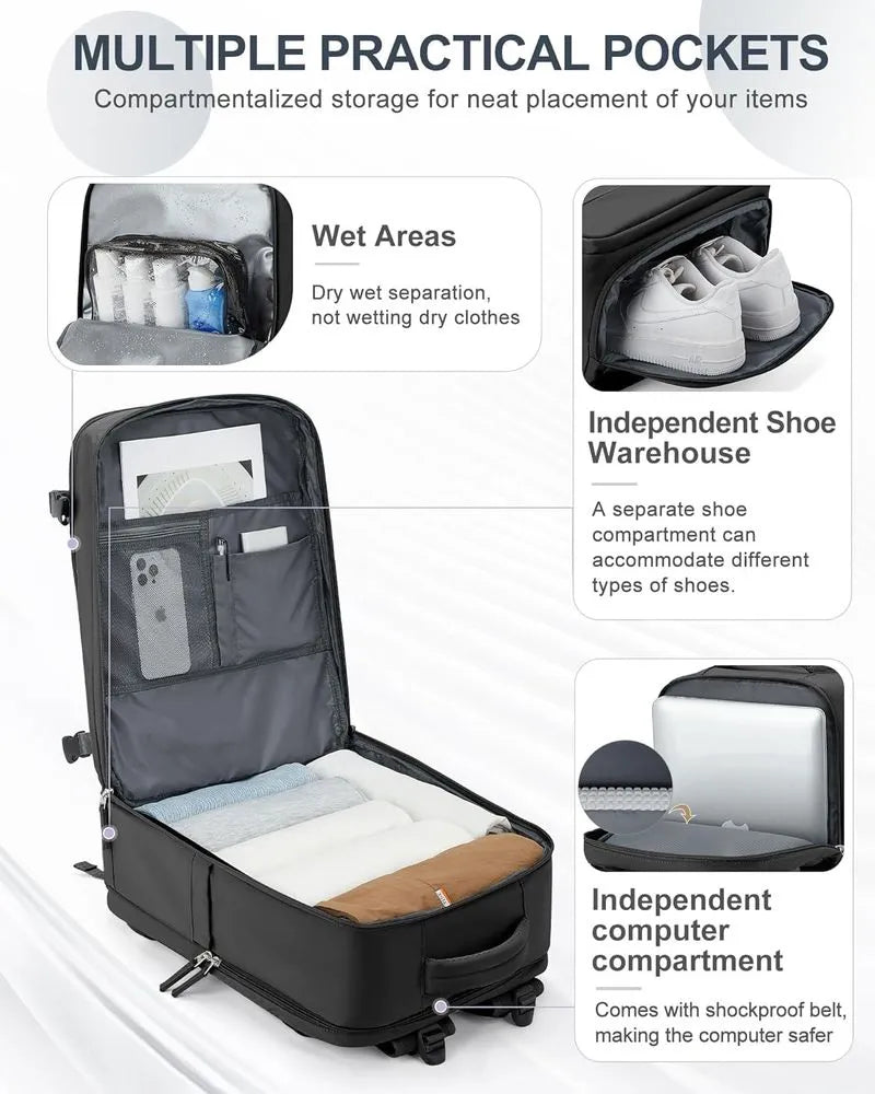 🔒 SkyCabin 2.0 – Mochila Antirrobo de Cabina